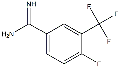 4-fluoro-3-(trifluoromethyl)benzamidine Struktur