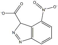 4-nitro-3H-indazole-3-carboxylate 化学構造式