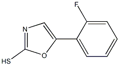 5-(2-FLUOROPHENYL)-1,3-OXAZOLE-2-THIOL Struktur