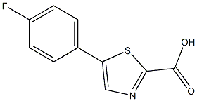 5-(4-fluorophenyl)thiazole-2-carboxylic acid 结构式