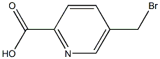5-(bromomethyl)pyridine-2-carboxylic acid Structure