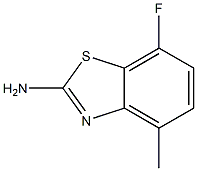 7-fluoro-4-methylbenzo[d]thiazol-2-amine Structure
