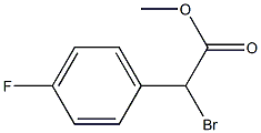Bromo-(4-fluoro-phenyl)-acetic acid methyl ester,,结构式