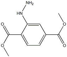 dimethyl 2-hydrazinylbenzene-1,4-dioate Struktur