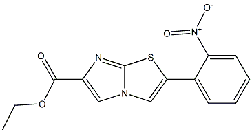 ethyl 2-(2-nitrophenyl)imidazo[2,1-b]thiazole-6-carboxylate Structure