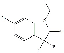 ethyl 2-(4-chlorophenyl)-2,2-difluoroacetate Structure