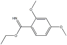 ethyl 2,4-dimethoxybenzoimidate Structure