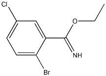 ethyl 2-bromo-5-chlorobenzoimidate Structure