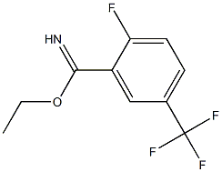 ethyl 2-fluoro-5-(trifluoromethyl)benzoimidate Structure
