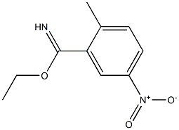 ethyl 2-methyl-5-nitrobenzoimidate Struktur