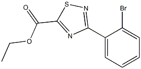  ethyl 3-(2-bromophenyl)-1,2,4-thiadiazole-5-carboxylate