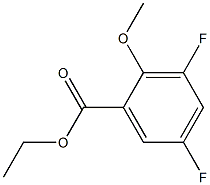 ethyl 3,5-difluoro-2-methoxybenzoate Structure