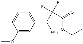 ethyl 3-amino-2,2-difluoro-3-(3-methoxyphenyl)propanoate