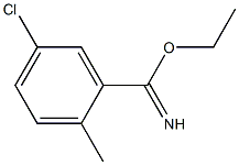 ethyl 5-chloro-2-methylbenzoimidate 结构式