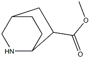 exo-2-aza-bicyclo[2.2.2]octane-6-carboxylic acid methyl ester Struktur