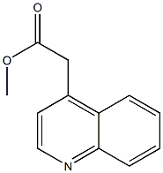 methyl 2-(quinolin-4-yl)acetate Structure