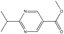 methyl 2-isopropylpyrimidine-5-carboxylate Struktur