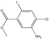 methyl 5-amino-4-chloro-2-iodobenzoate|5-氨基-4-氯-2-碘苯甲酸甲酯