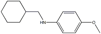 N-(cyclohexylmethyl)-4-methoxybenzenamine Structure