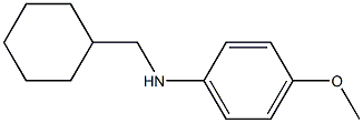 N-(cyclohexylmethyl)-4-methoxybenzenamine Struktur