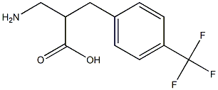 3-amino-2-(4-(trifluoromethyl)benzyl)propanoic acid,,结构式