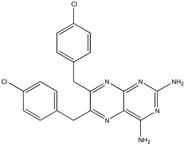 6,7-bis[(4-chlorophenyl)methyl]pteridine-2,4-diamine