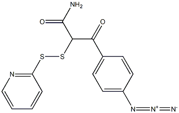 p-Azidobenzoyl-[2-(2-pyridyldithio)ethyl amide],,结构式