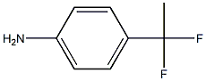 4-(1,1-difluoroethyl)benzenamine,,结构式