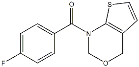 (4-fluorophenyl)(2H-thieno[2,3-d][1,3]oxazin-1(4H)-yl)methanone