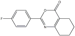 2-(4-fluorophenyl)-5,6,7,8-tetrahydrobenzo[d][1,3]oxazin-4-one|
