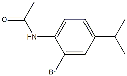 2-(4Acetamido-3bromophenyl)propane Structure