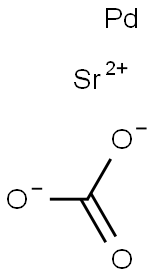 Palladium/Strontium  Carbonate 化学構造式