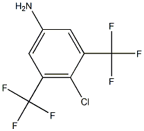 4-chloro-3,5-bis(trifluoromethyl)aniline,,结构式