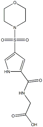 ({[4-(morpholin-4-ylsulfonyl)-1H-pyrrol-2-yl]carbonyl}amino)acetic acid