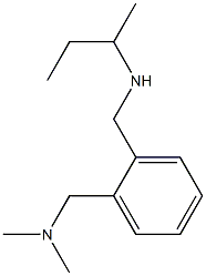 ({2-[(butan-2-ylamino)methyl]phenyl}methyl)dimethylamine Structure