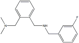  ({2-[(dimethylamino)methyl]phenyl}methyl)[(3-fluorophenyl)methyl]amine