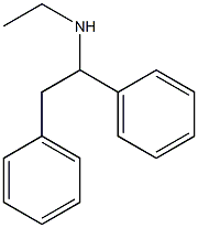(1,2-diphenylethyl)(ethyl)amine Struktur