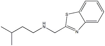 (1,3-benzothiazol-2-ylmethyl)(3-methylbutyl)amine|