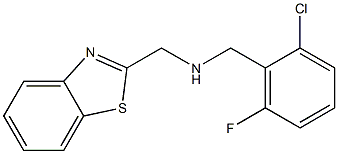 (1,3-benzothiazol-2-ylmethyl)[(2-chloro-6-fluorophenyl)methyl]amine|