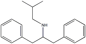 (1,3-diphenylpropan-2-yl)(2-methylpropyl)amine Structure