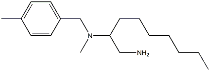 (1-aminononan-2-yl)(methyl)[(4-methylphenyl)methyl]amine Structure