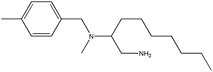 (1-aminononan-2-yl)(methyl)[(4-methylphenyl)methyl]amine Struktur