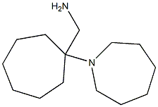 (1-azepan-1-ylcycloheptyl)methylamine Structure