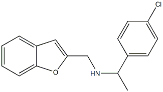 (1-benzofuran-2-ylmethyl)[1-(4-chlorophenyl)ethyl]amine