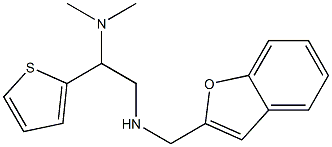 (1-benzofuran-2-ylmethyl)[2-(dimethylamino)-2-(thiophen-2-yl)ethyl]amine