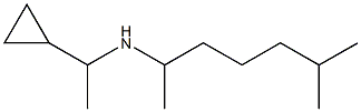  (1-cyclopropylethyl)(6-methylheptan-2-yl)amine