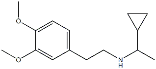 (1-cyclopropylethyl)[2-(3,4-dimethoxyphenyl)ethyl]amine|