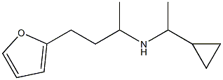 (1-cyclopropylethyl)[4-(furan-2-yl)butan-2-yl]amine Struktur