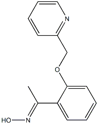 (1E)-1-[2-(pyridin-2-ylmethoxy)phenyl]ethanone oxime Structure