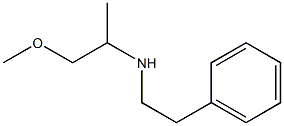 (1-methoxypropan-2-yl)(2-phenylethyl)amine Struktur